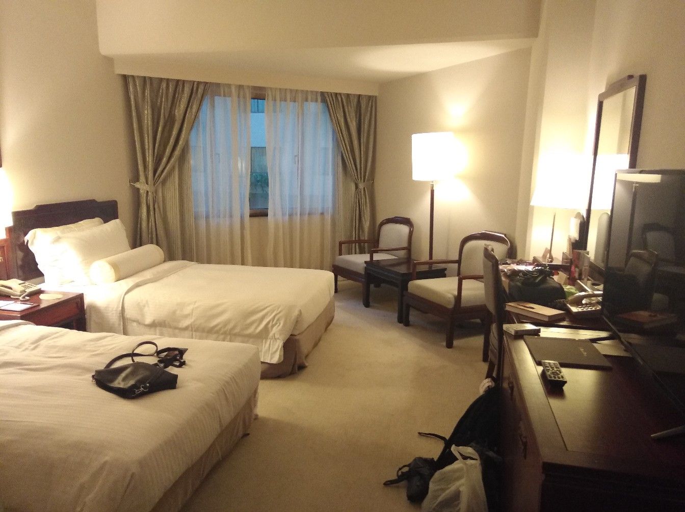 Заселяюсь в отель...