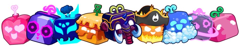 Вот они, те самые фрукты из Blox Fruits по аниме One Piece!