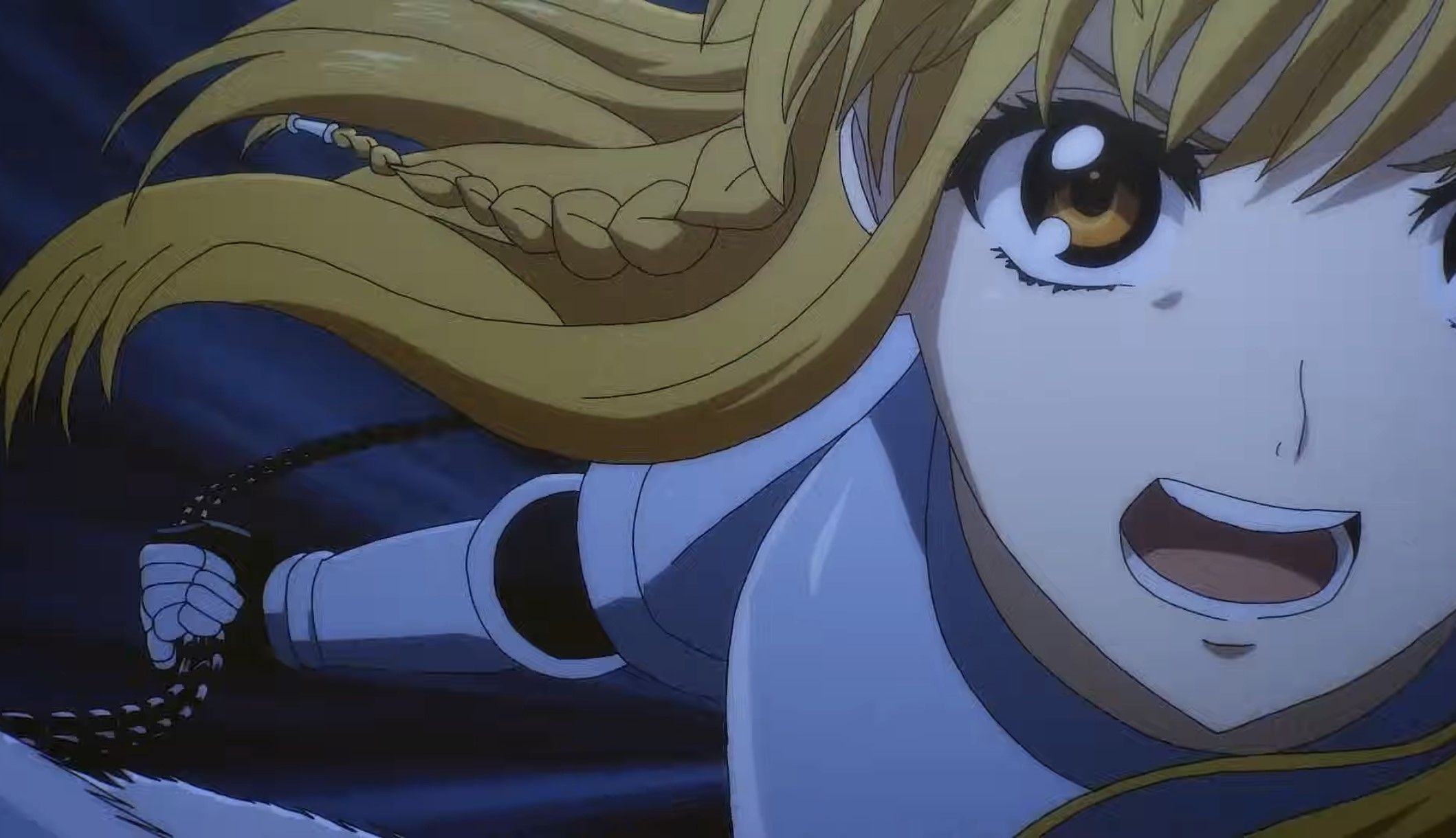 Кадр из трейлера аниме «Манчкин в ином мире: Быстрейшее покорение подземелья с единицей здоровья»