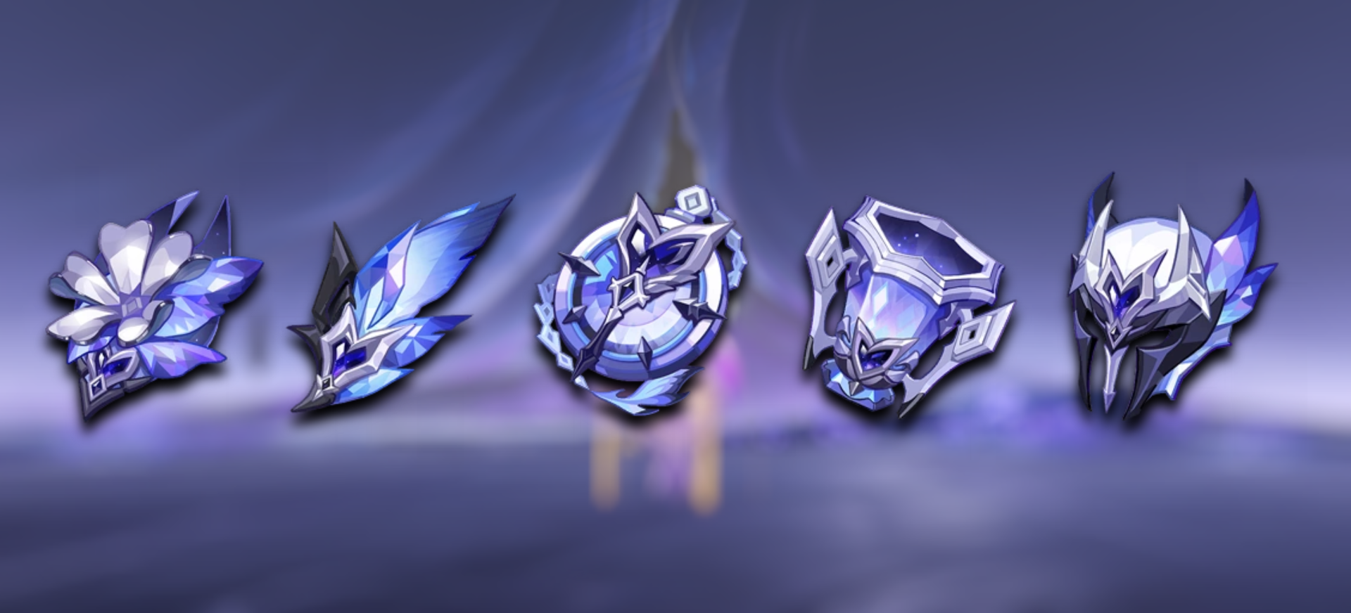 Артефакты «Финал галерей глубин». Источник: Genshin Impact