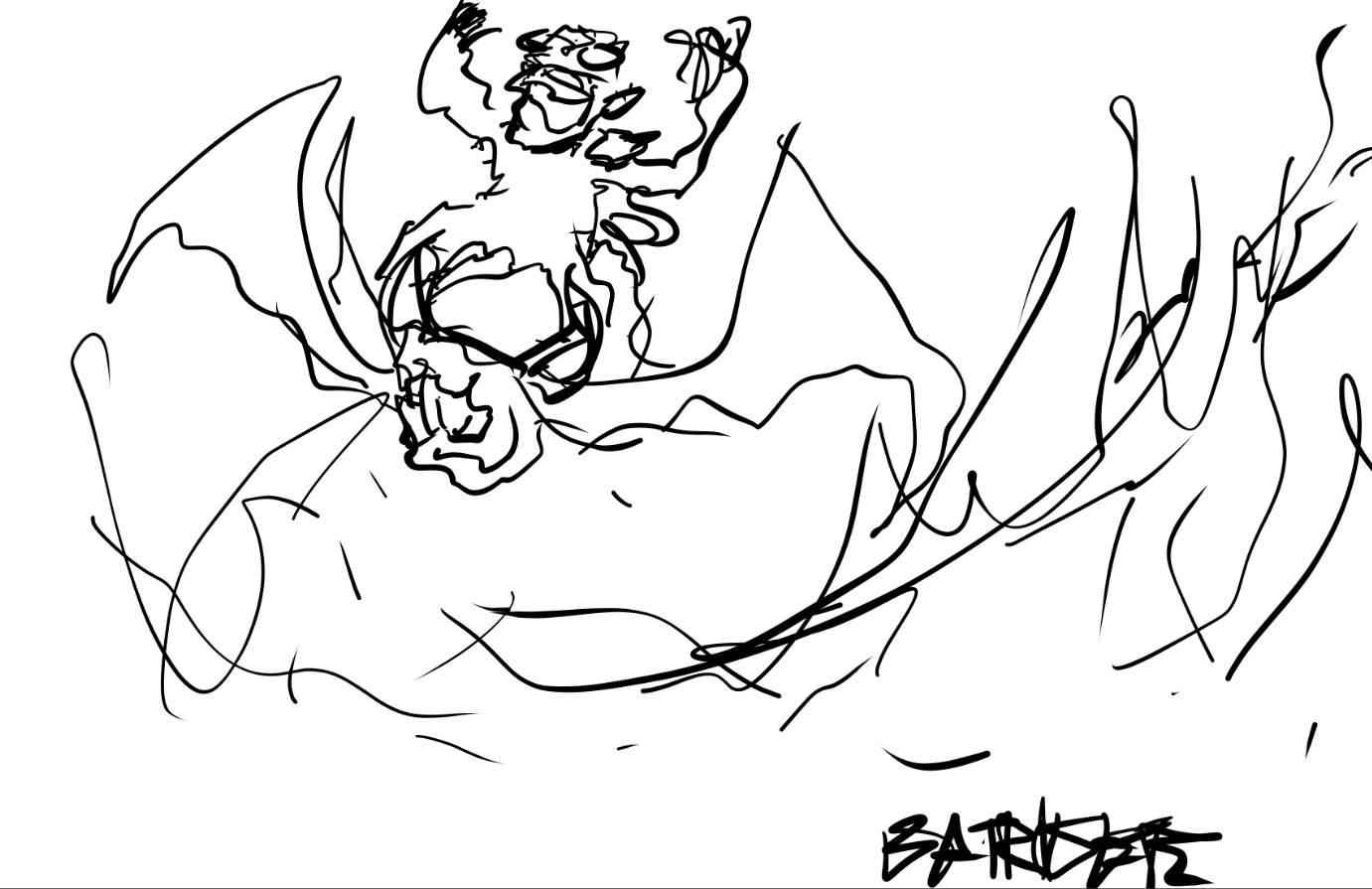 Рисунки героев Dota 2 за минуту. Автор: LiquidEV. Источник: imgur.com