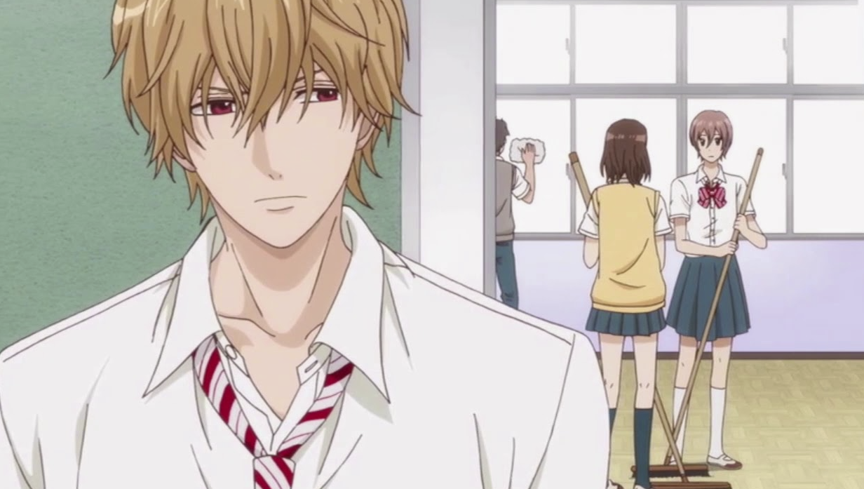 Кадр из аниме «Волчица и чёрный принц»