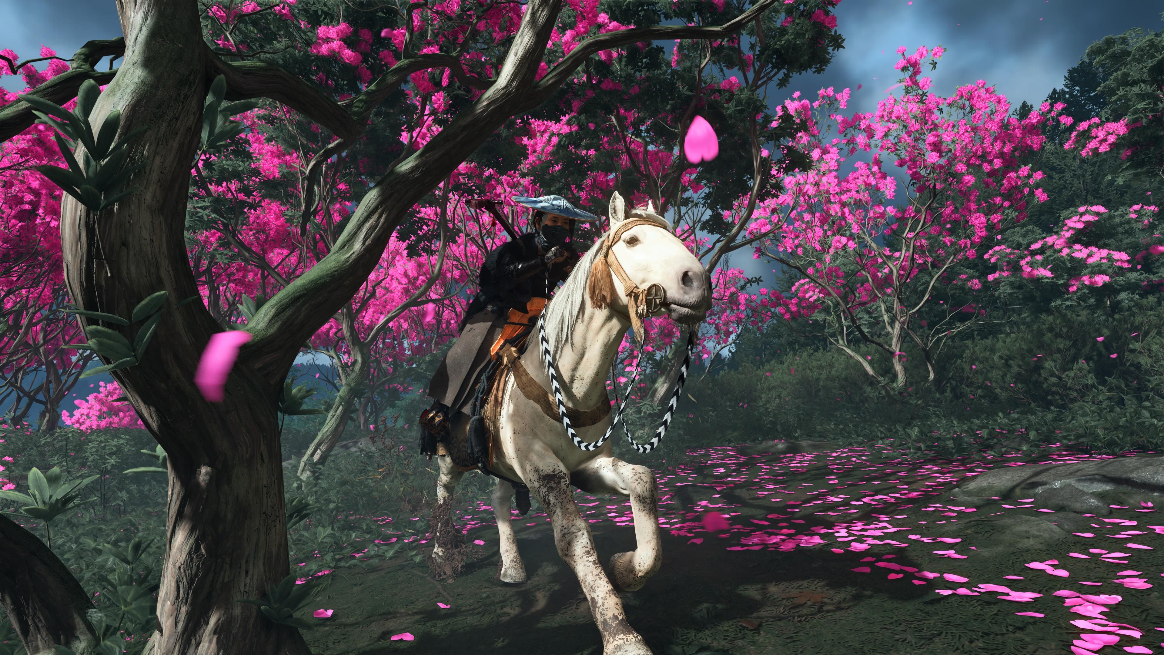 Скриншот из Ghost of Yōtei.