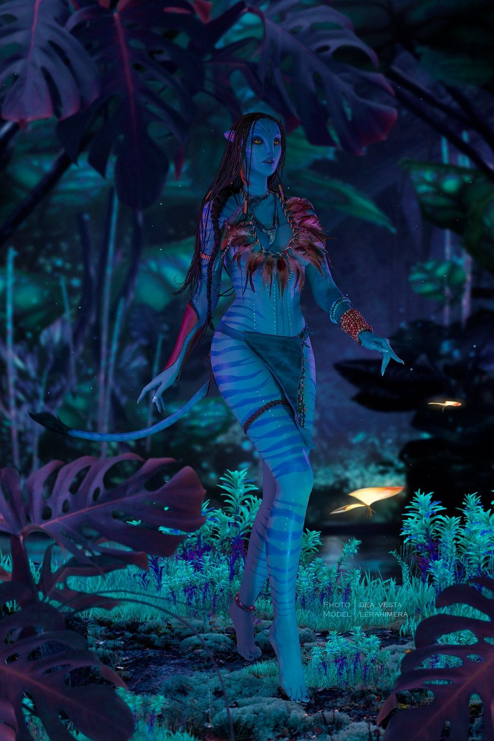 Косплей на Нейтири из «Аватара». Косплеер: Lera Himera. Фотограф: Светлана Богачева. Источник фото: vk.com/deavesta_photo