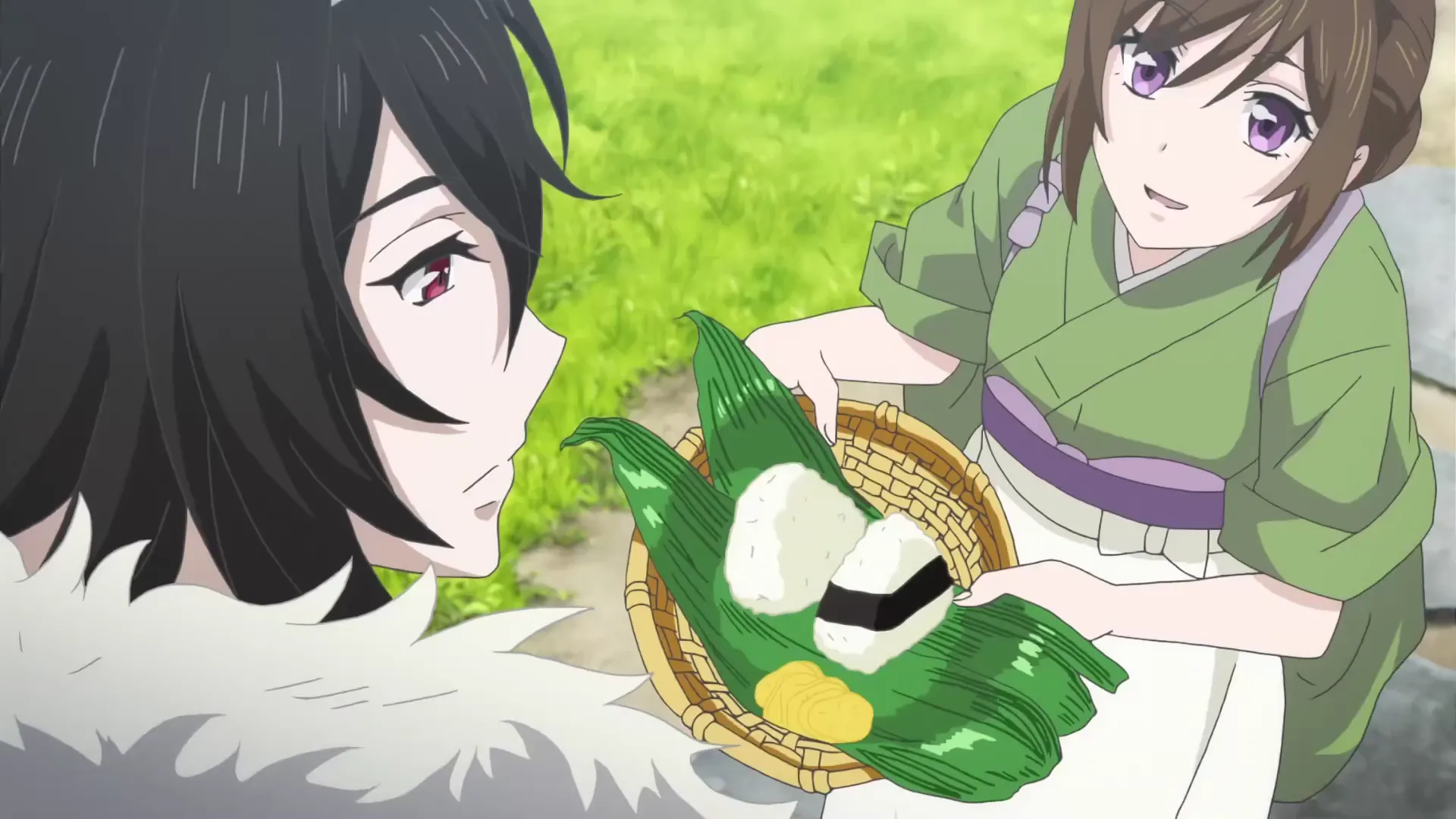 Кадр из аниме «Повар небесной гостиницы»