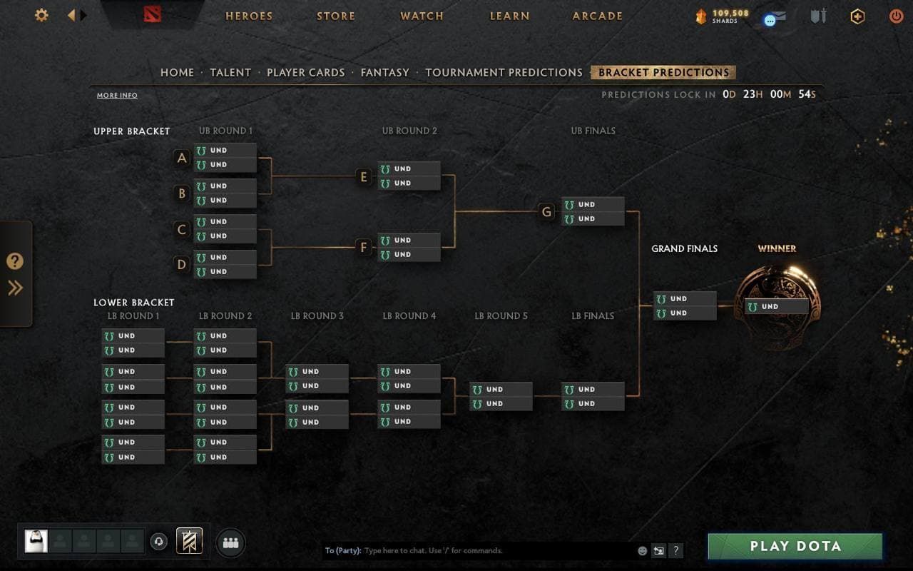 Прогноз v1lat на результаты плей-офф TI10 в компендиуме | Источник: Telegram-канал &laquo;На хате у Вилата&raquo;