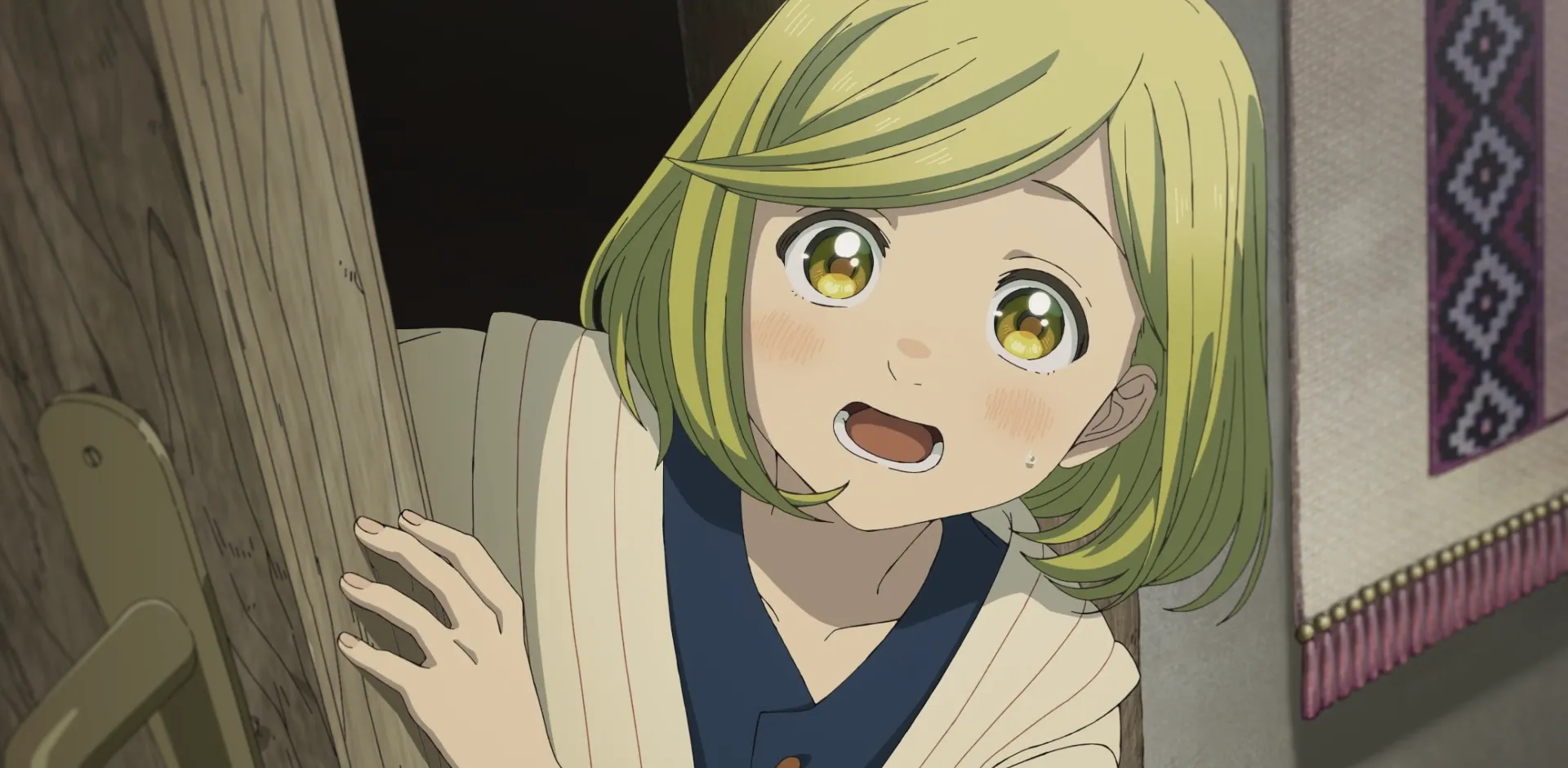 Кадр из аниме «Ателье колдовских колпаков»