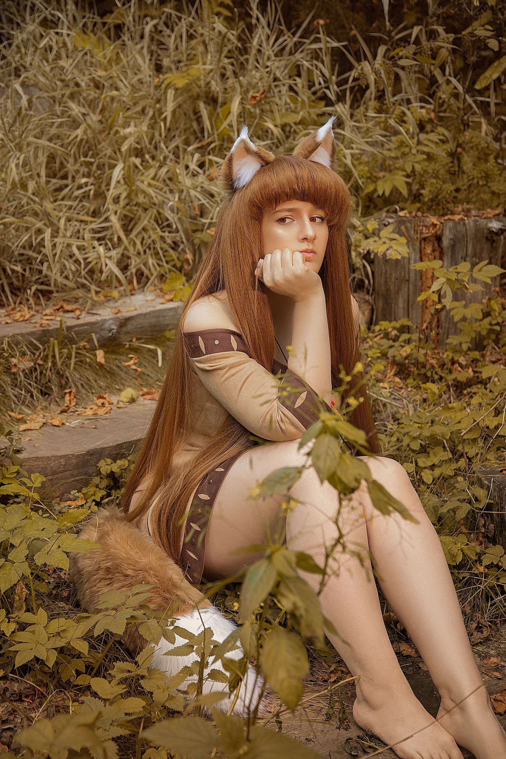 Косплей на Холо из аниме «Волчица и пряности». Косплеер: Agrifano Cosplay. Источник: vk.com/club229713169