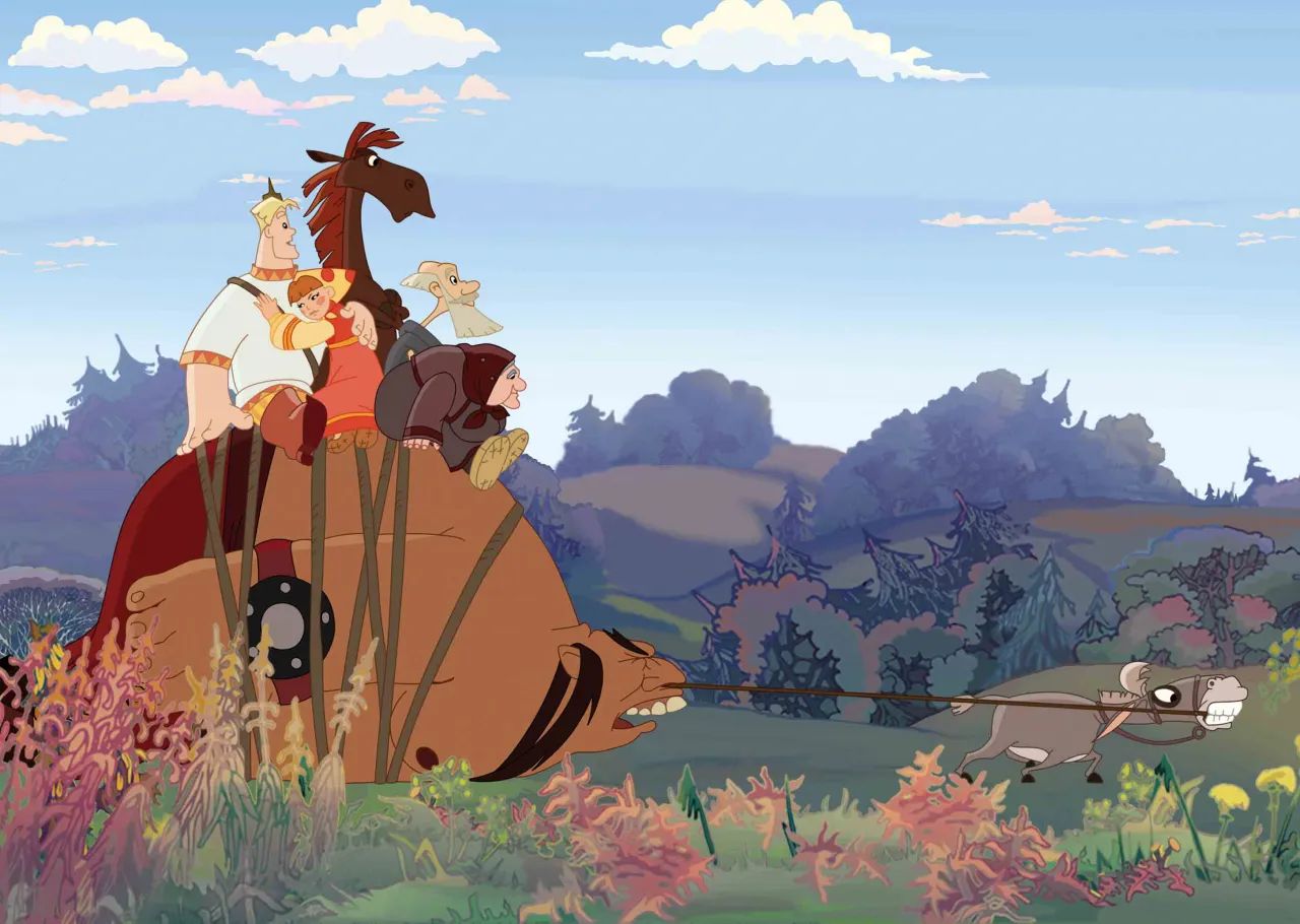 Кадр из мультфильма «Алёша Попович и Тугарин Змей»