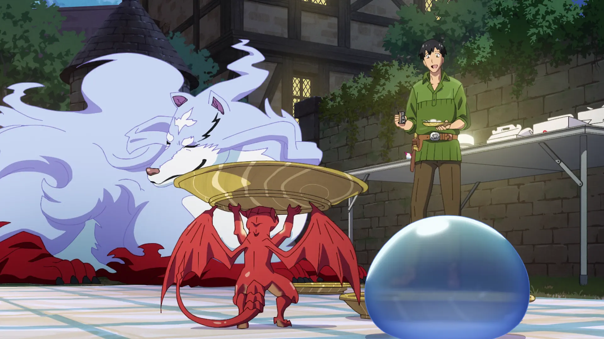 Кадр из аниме «Кулинарные скитания в параллельном мире»