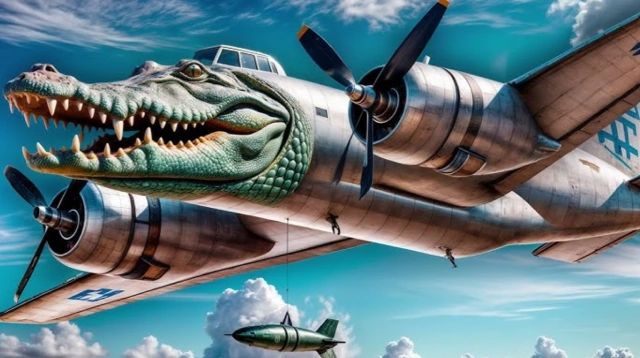 Бомбардиро Крокодило. Источник: социальные сети, нейросетевое изображение