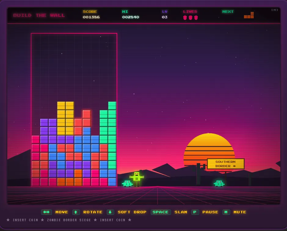 Скриншот из игры Build the Wall