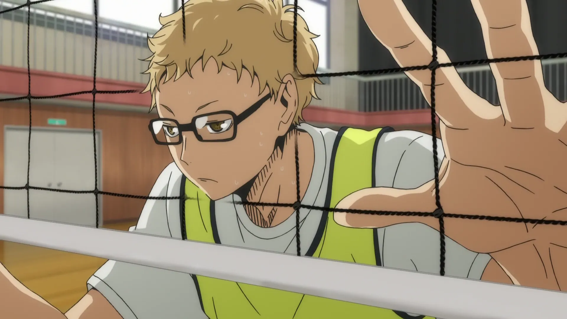 Кадр из аниме «Волейбол!!»