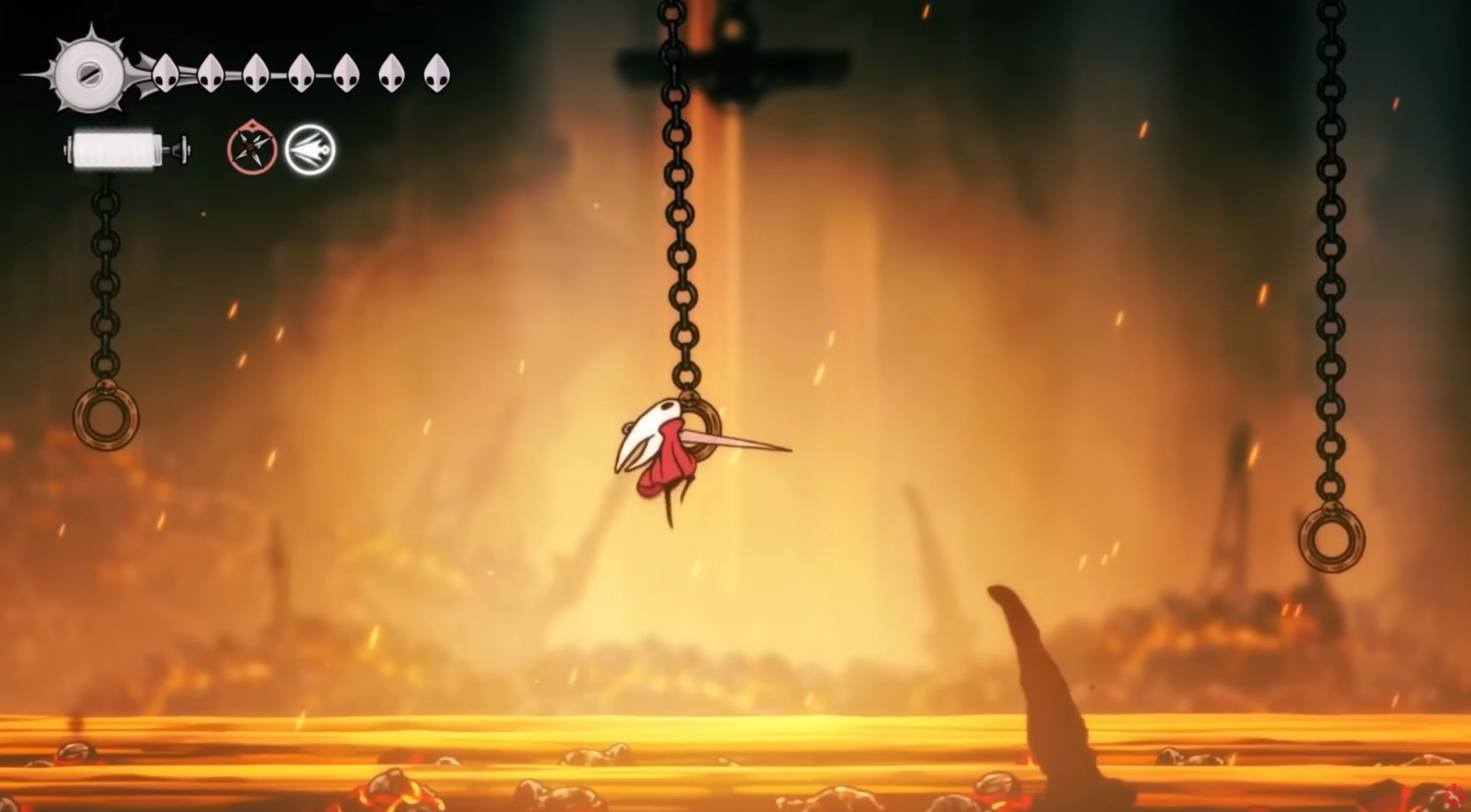 Скриншот из игры Hollow Knight: Silksong