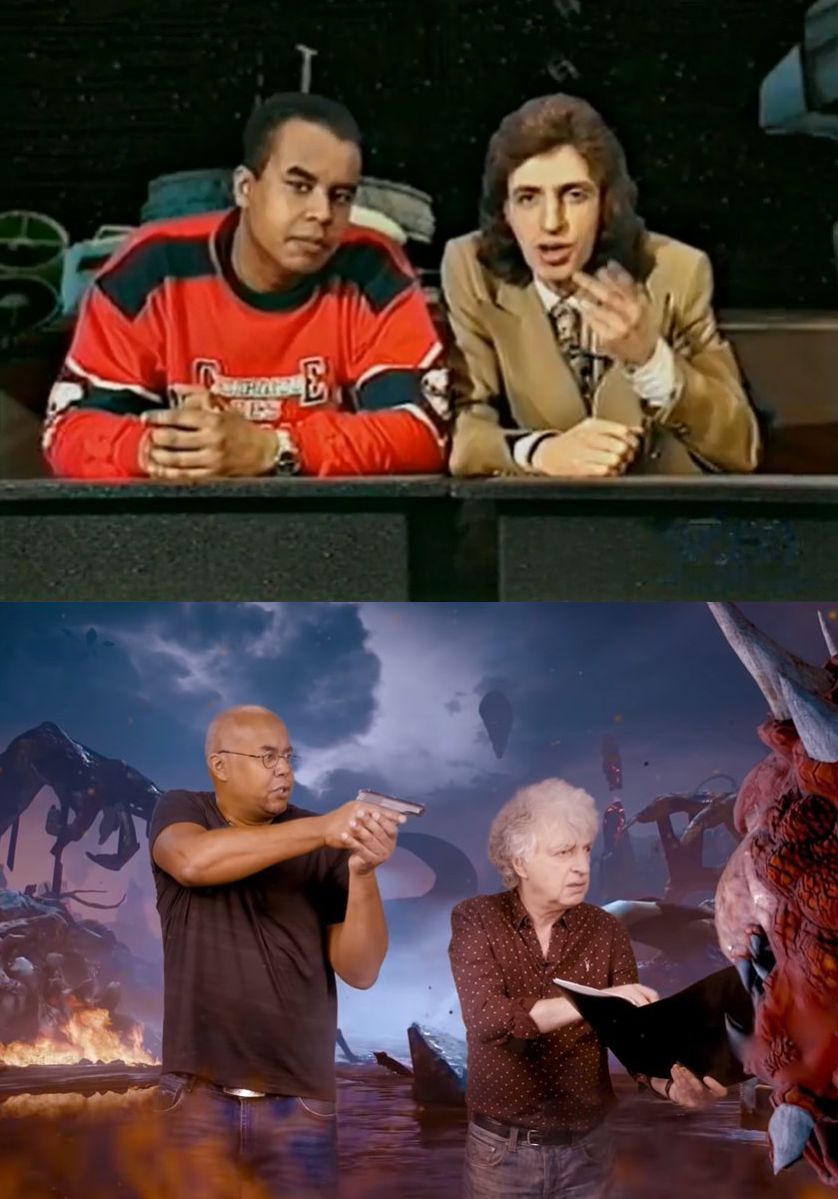 Скриншоты из обзоров «От винта!» 1995 и 2020 годов. Источник: reddit