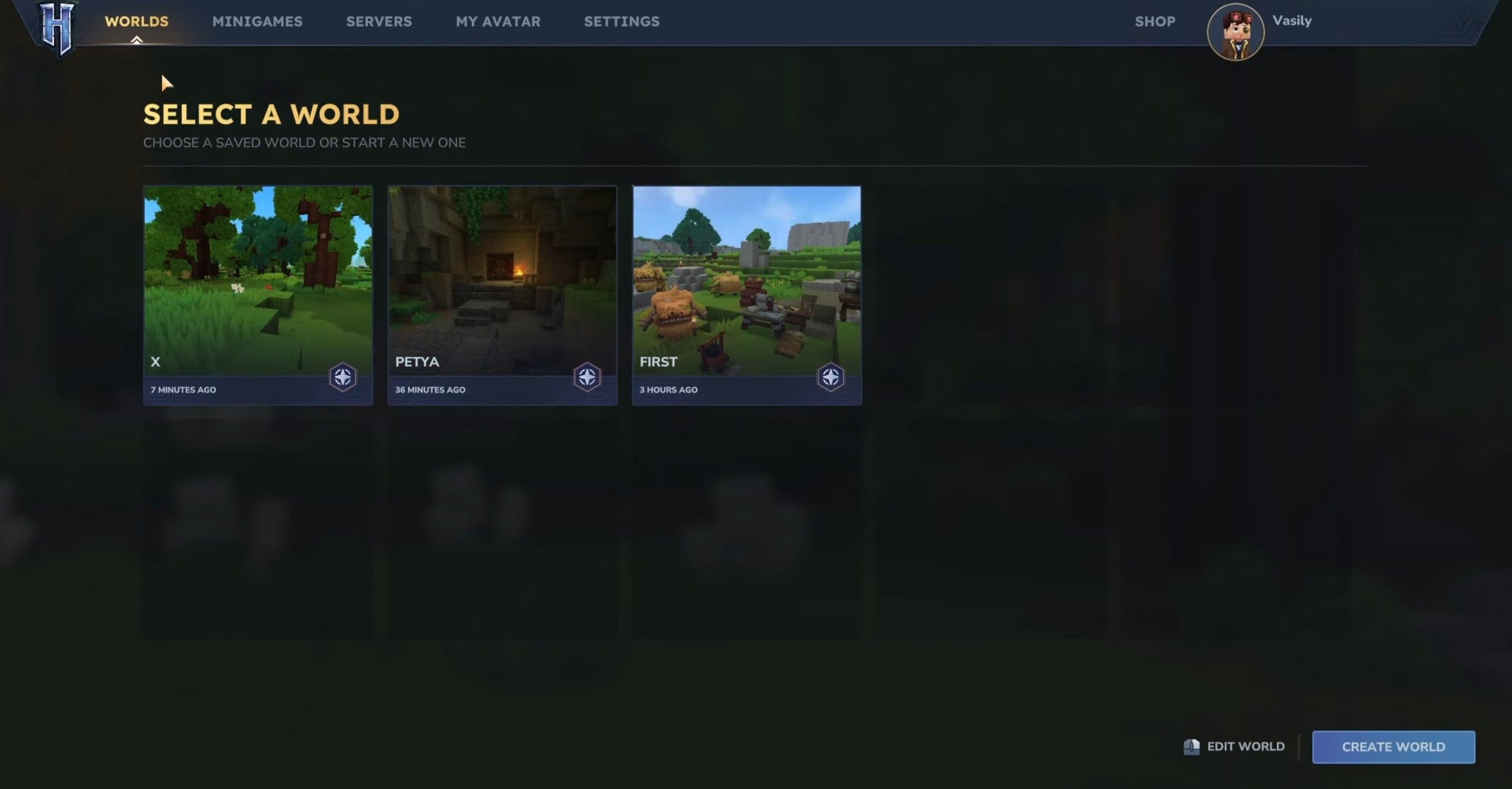 Скриншот из игры Hytale