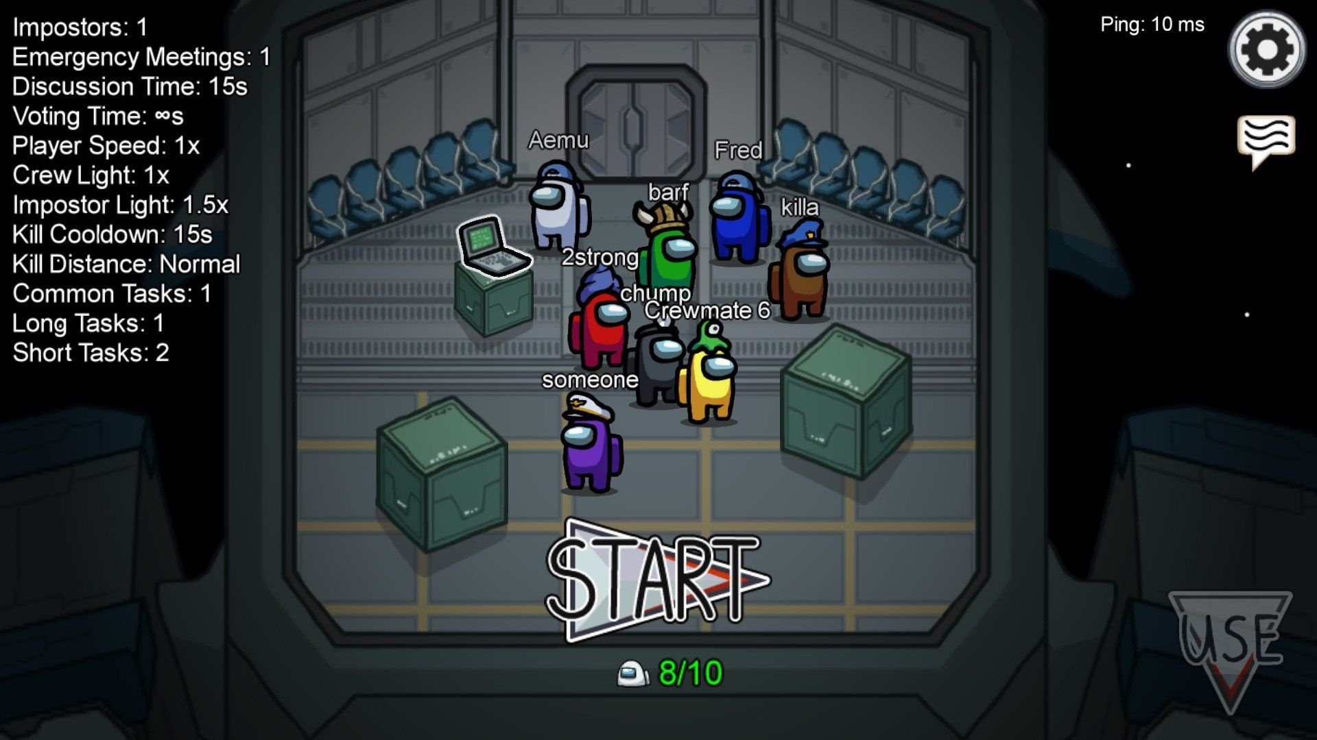 А вот как выглядит Among Us
