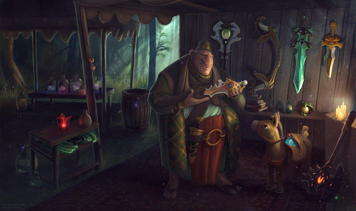 Art: Лавка в Dota 2