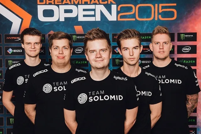 Team SoloMid: Xyp9x, karrigan, dupreeh, device, cajunb.
Источник: DreamHack
