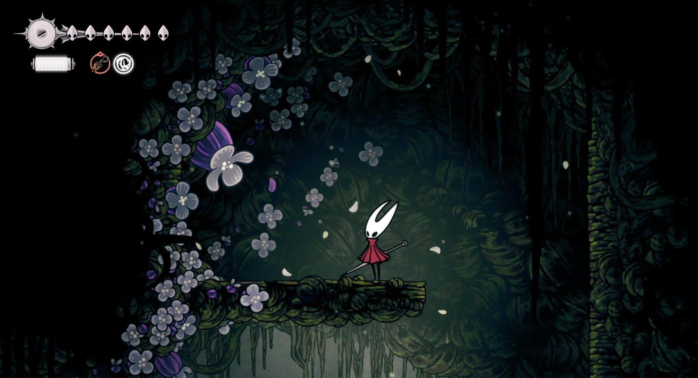 Скриншот из игры Hollow Knight: Silksong