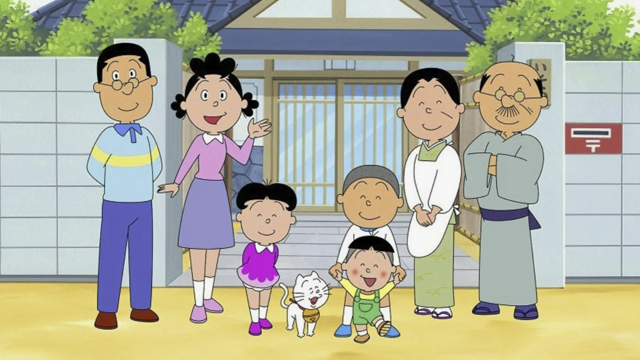 Кадр из аниме «Садзаэ-сан»