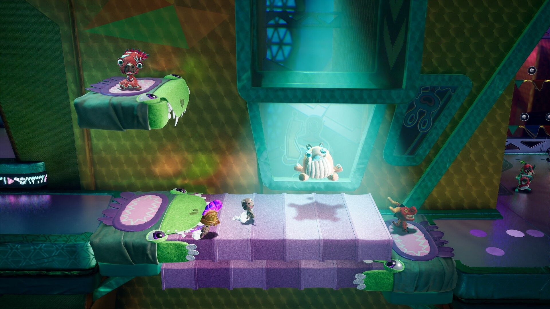 Скриншот из Sackboy: A Big Adventure. Источник: Steam