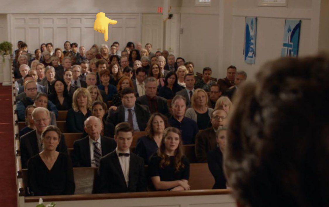 Сцена похорон