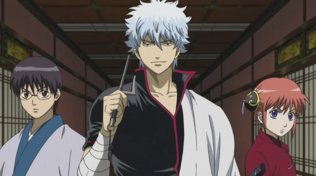 Кадр из аниме «Гинтама»