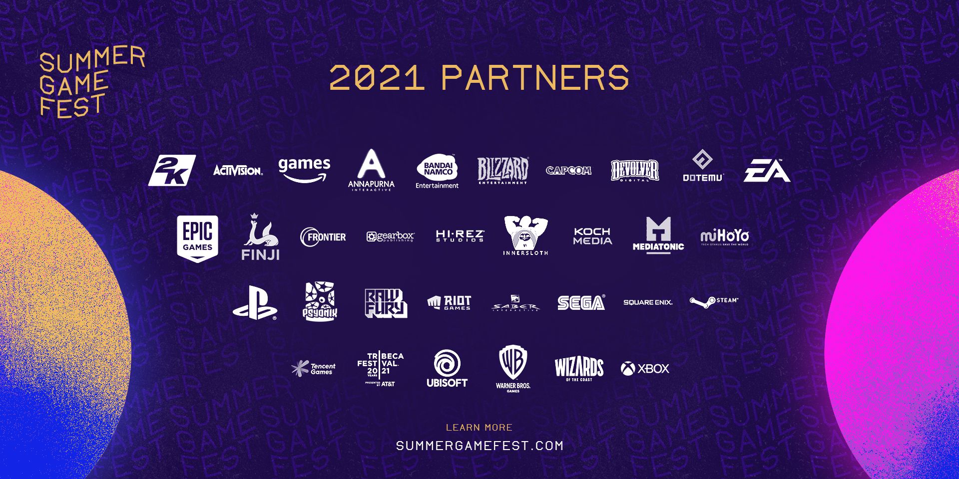 Партнеры Summer Game Fest 2021