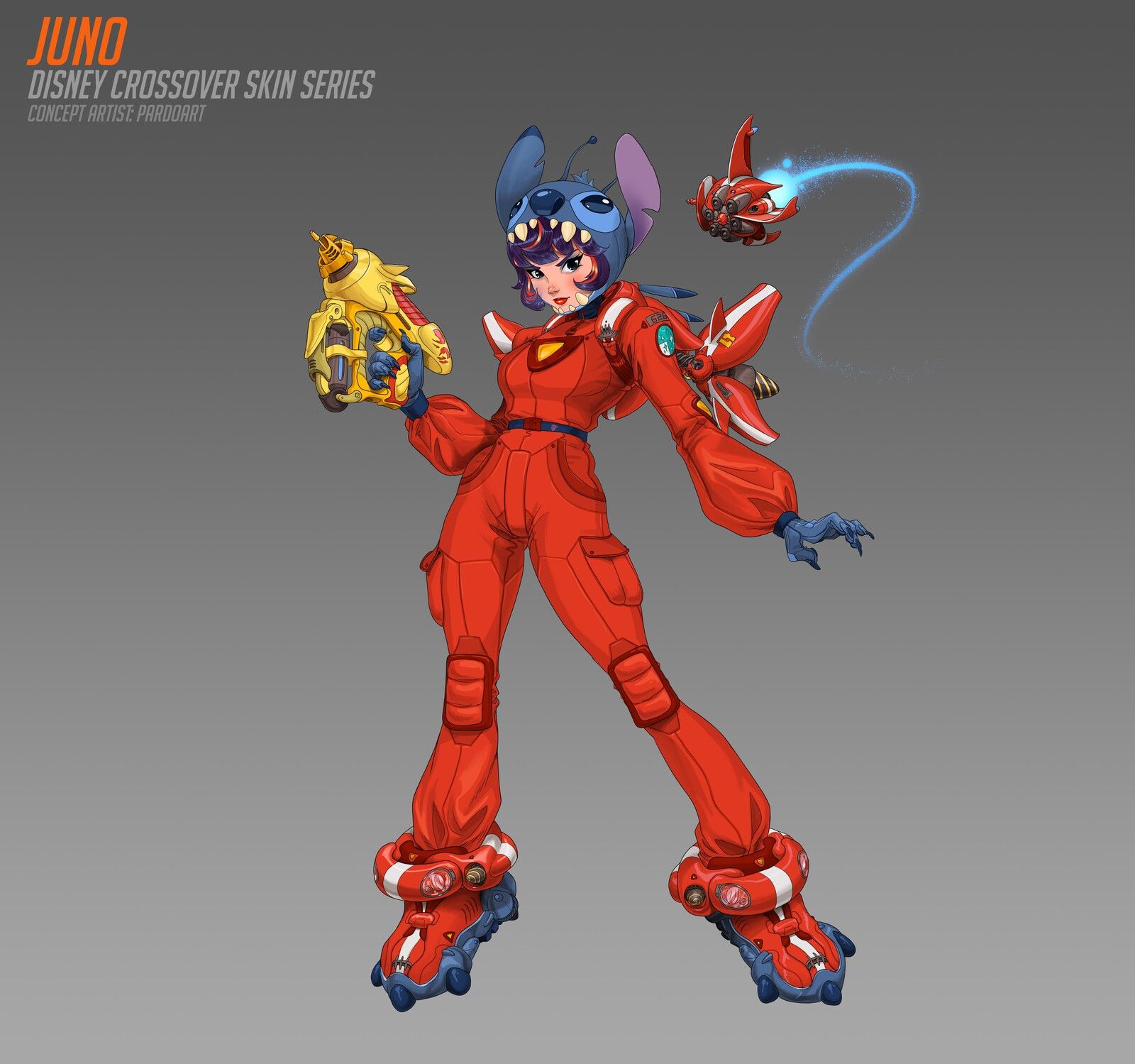 Скины для Overwatch 2 в духе героев Disney. Художник: Альфонсо Мартинез