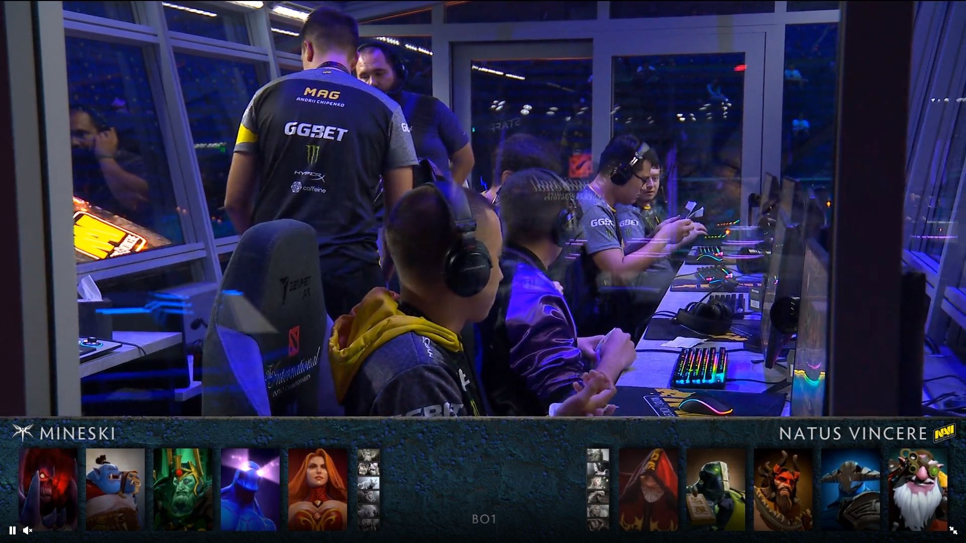 Пики Natus Vincere против Mineski