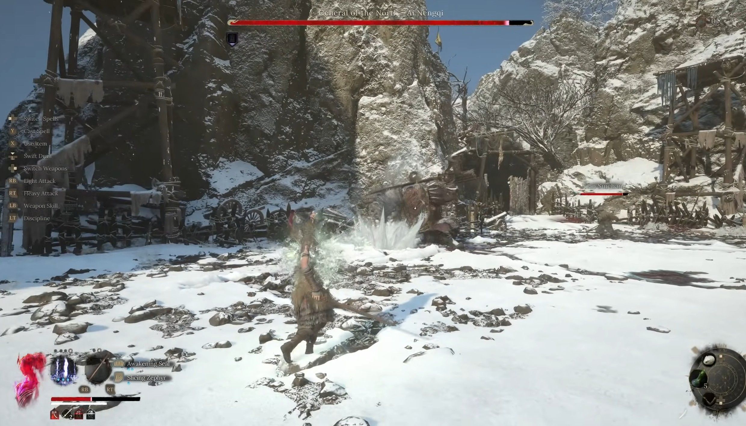 Скриншот из игры Wuchang: Fallen Feathers