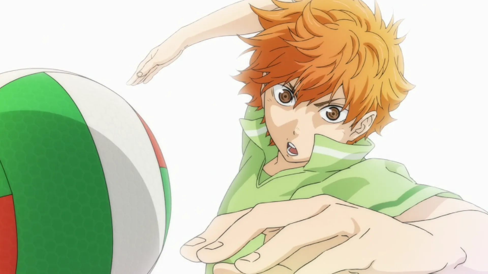 Кадр из аниме «Волейбол!!»