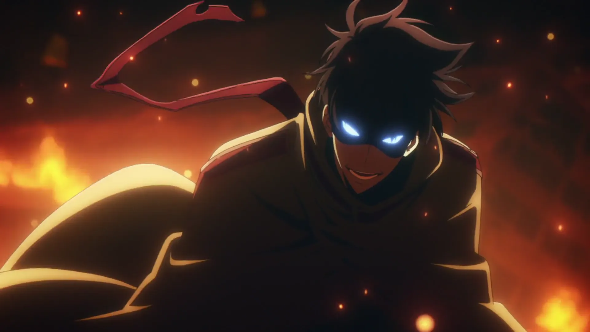 Кадр из аниме «Поднятие уровня в одиночку»