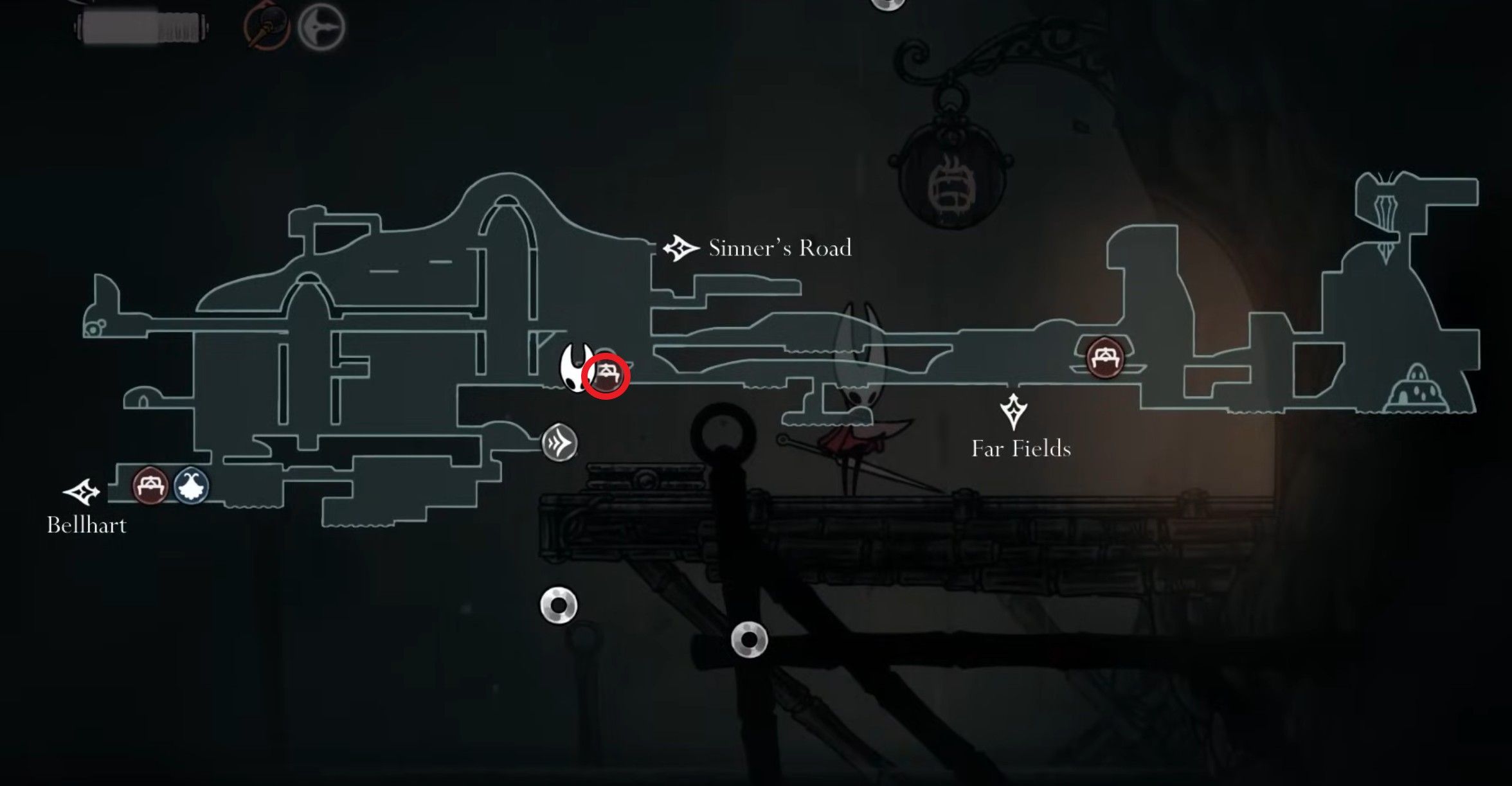 Скриншот из игры Hollow Knight: Silksong