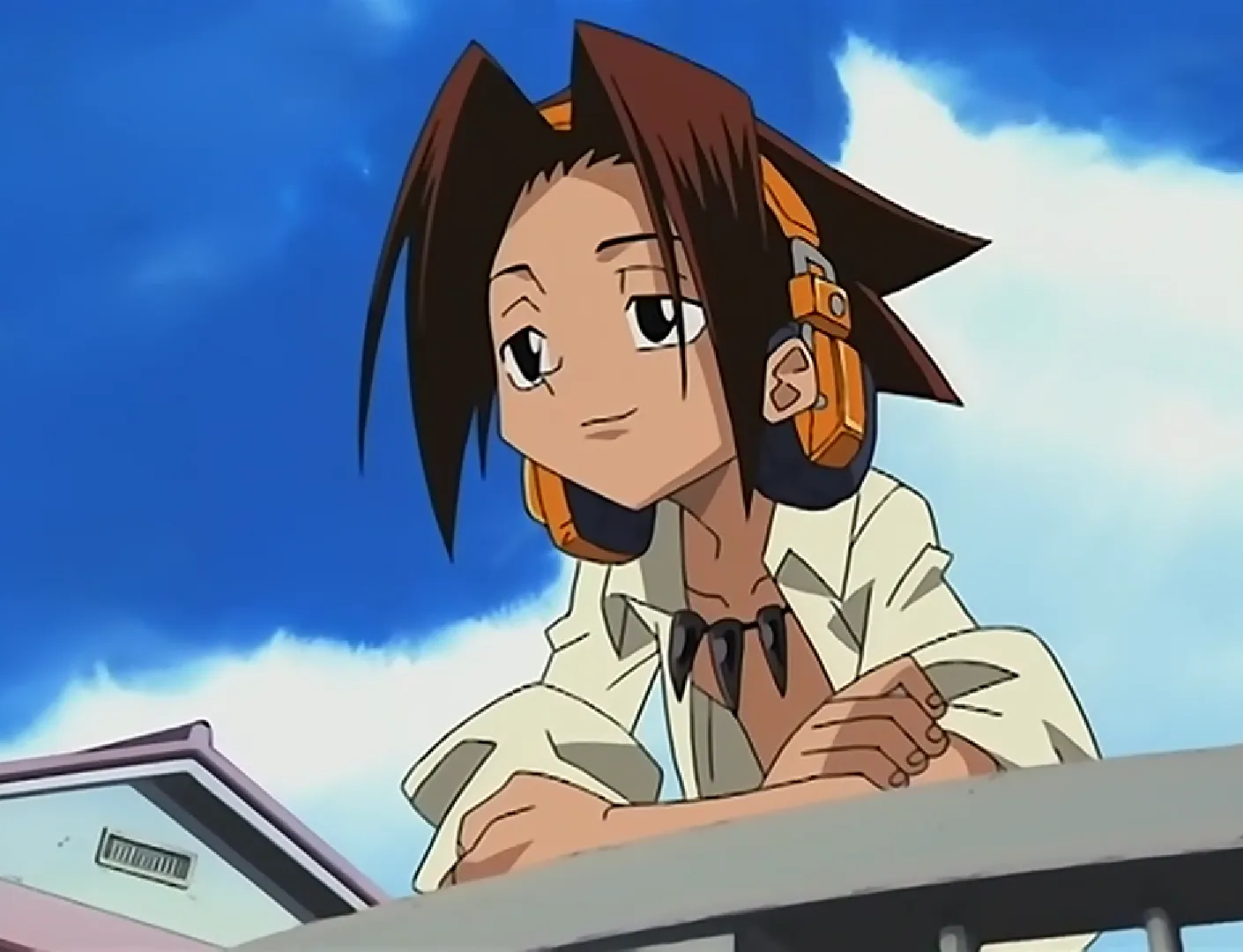 Кадр из аниме «Шаман Кинг»