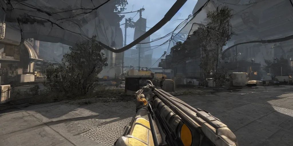 Так нейросеть видит Half-Life 3. Источник: Midjourney