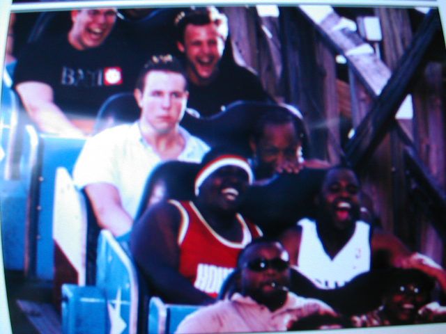 Серьезный HeatoN — легенда CS 1.6 — в луна-парке Six Flags в Техасе во время проведения 2003 CPL Summer Championship | Источник: whosaugisthis.com