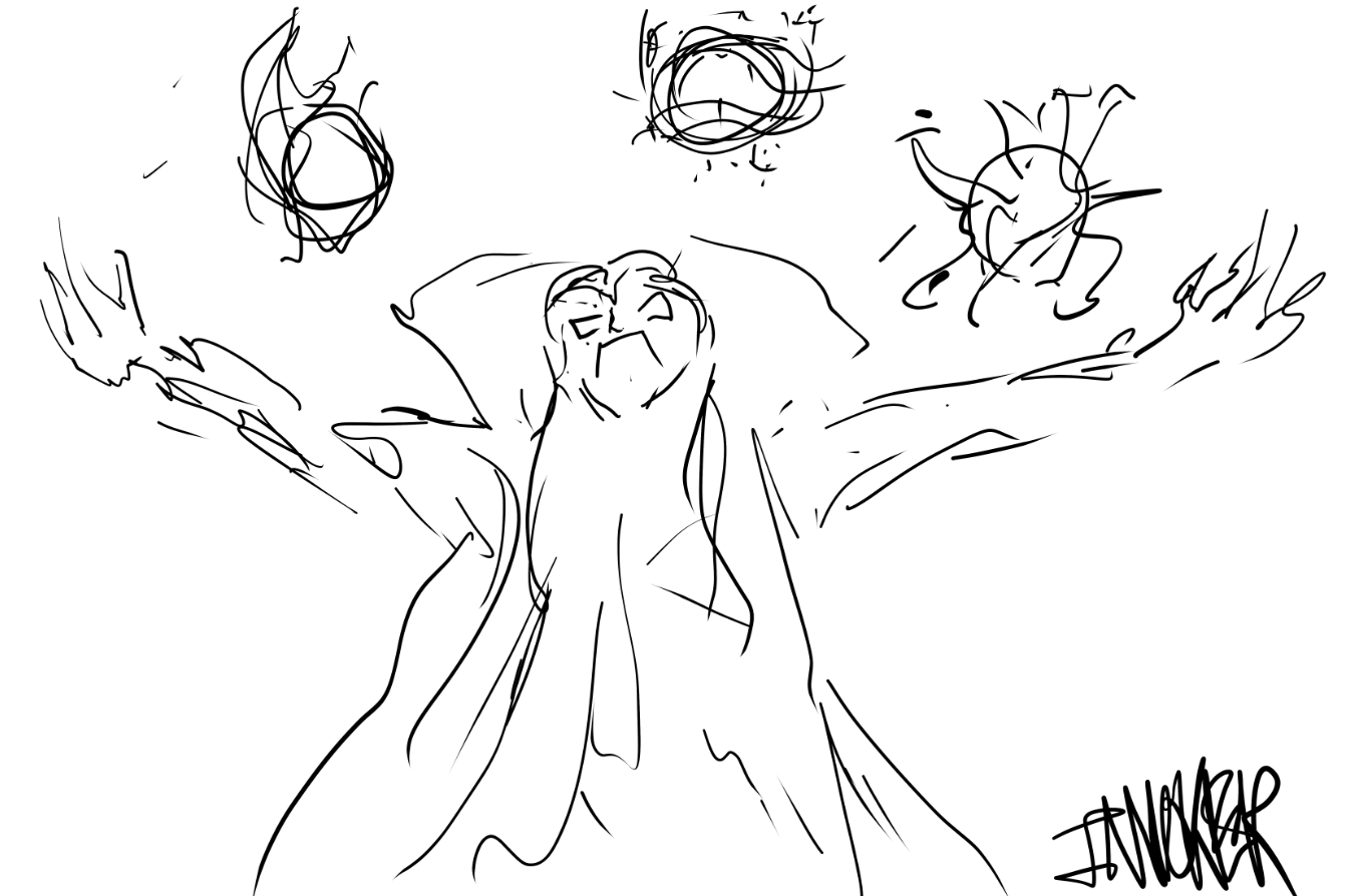 Рисунки героев Dota 2 за минуту. Автор: LiquidEV. Источник: imgur.com