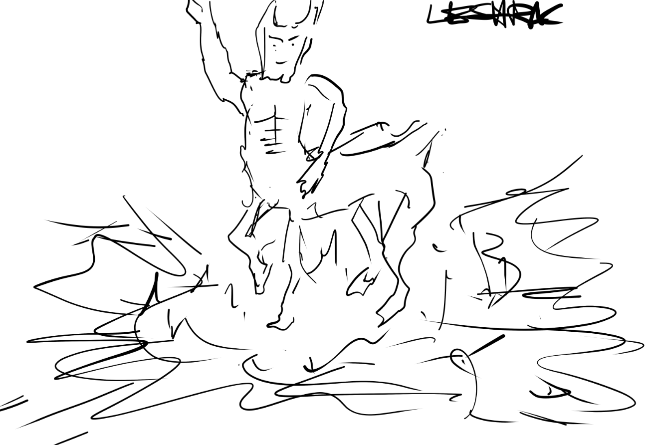 Рисунки героев Dota 2 за минуту. Автор: LiquidEV. Источник: imgur.com