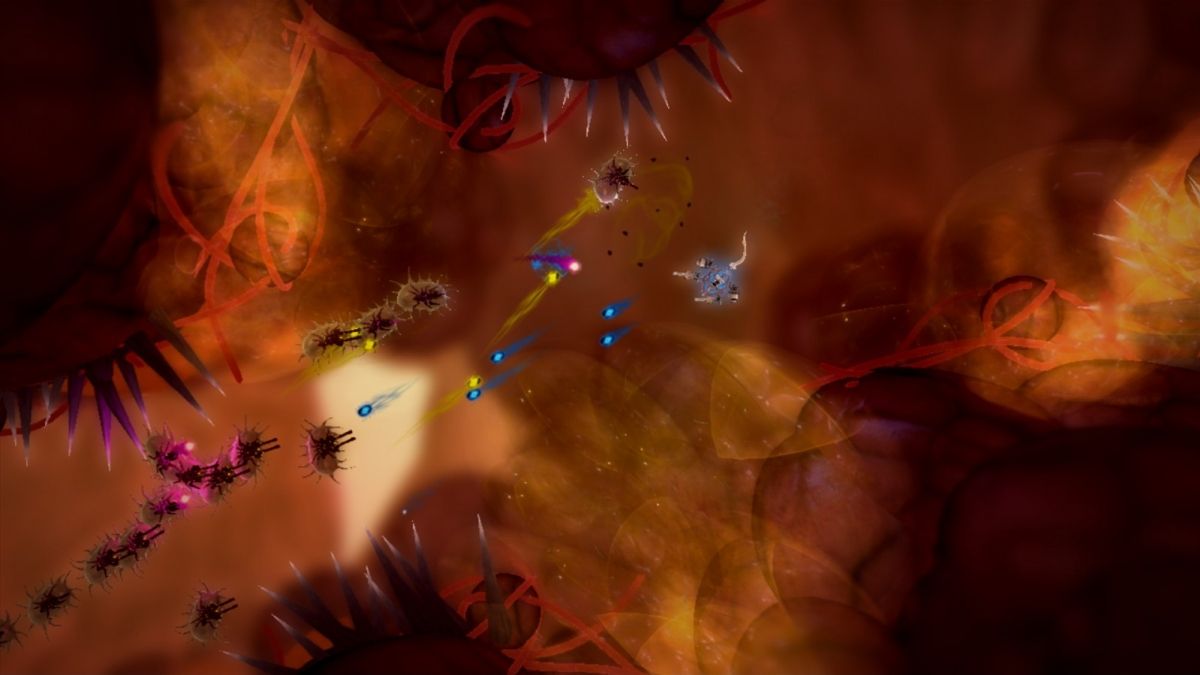 Игровой процесс может напомнить старые стрелялки на Dendy