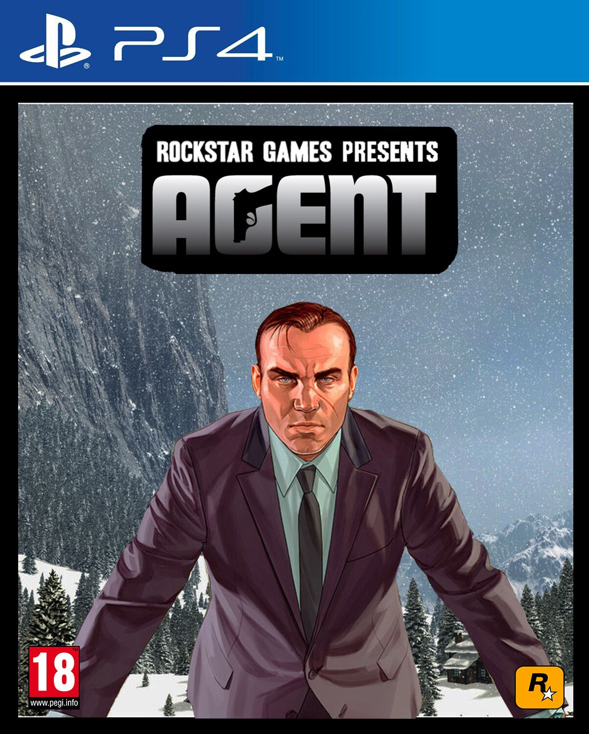 Обложка Agent на PS4 | Источник: Rockstar Games