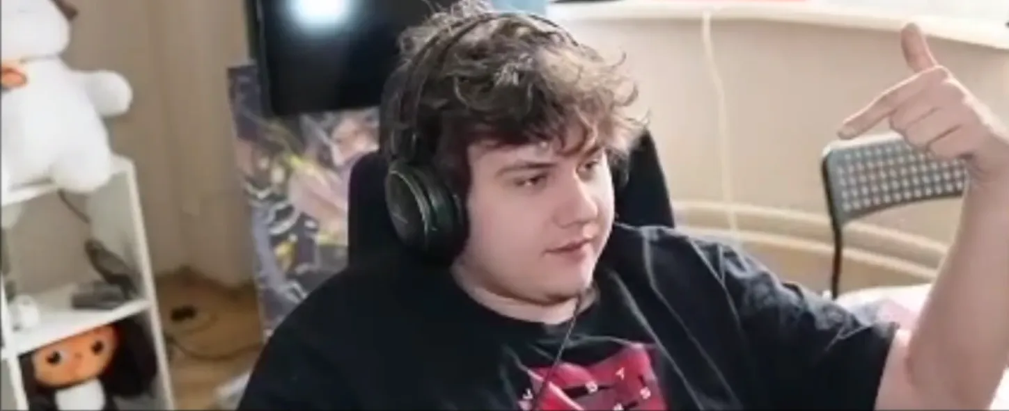 Скриншот с веб-камеры iLTW на его стриме на Twitch