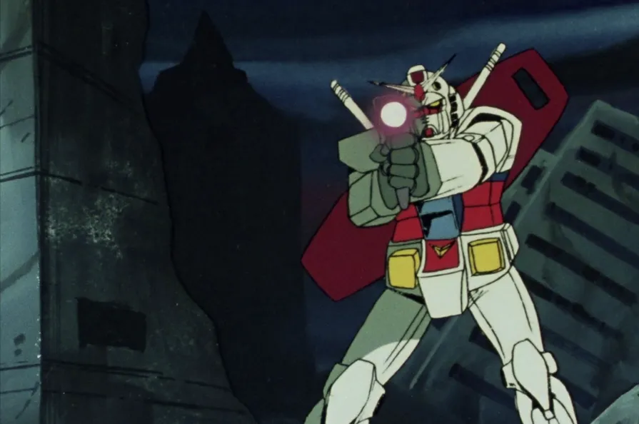 Кадр из аниме «Мобильный воин Гандам»