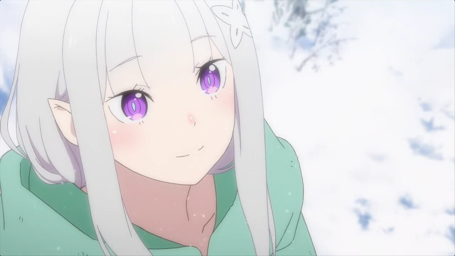 Кадр из аниме «Re:Zero. Жизнь с нуля в альтернативном мире: Замороженные узы»