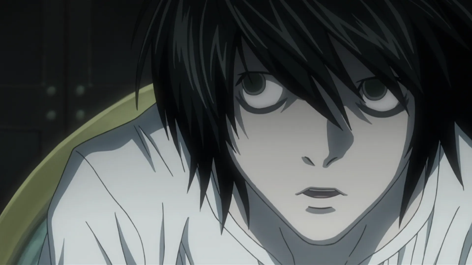 Кадр из аниме «Тетрадь смерти»