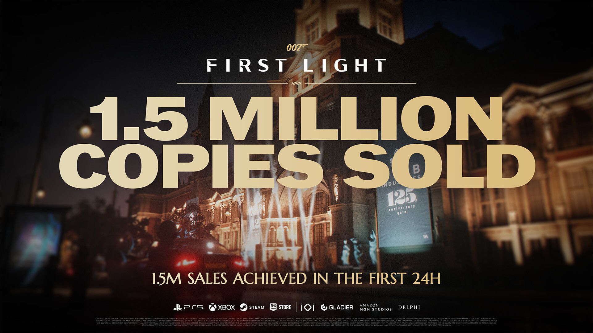 007 First Light разошлась в 1,5 млн копий за 24 часа после выхода0