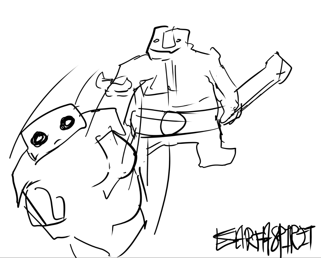 Рисунки героев Dota 2 за минуту. Автор: LiquidEV. Источник: imgur.com