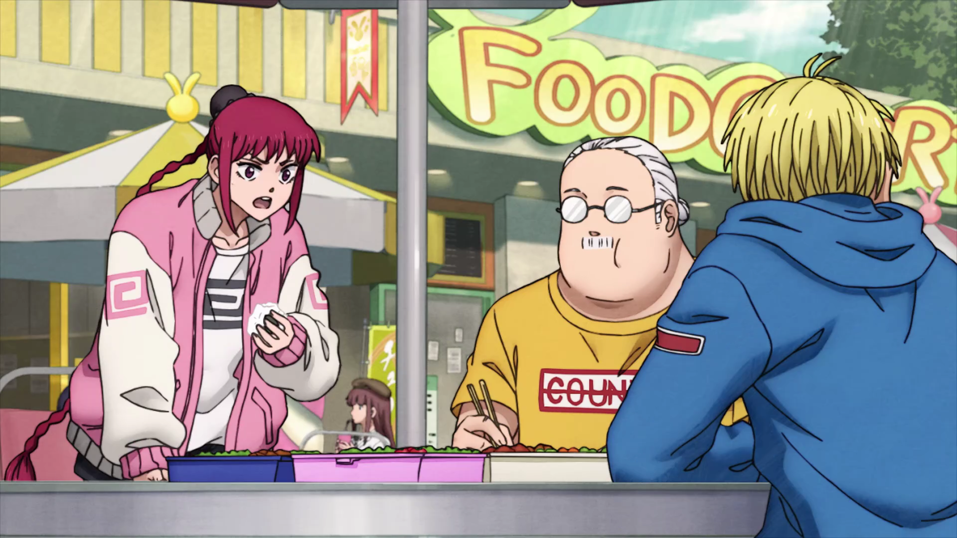 Кадр из аниме «Дни Сакамото»