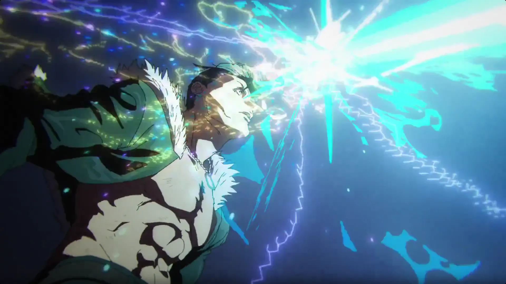 Кадр из аниме «Магическая битва: Смертельная миграция»